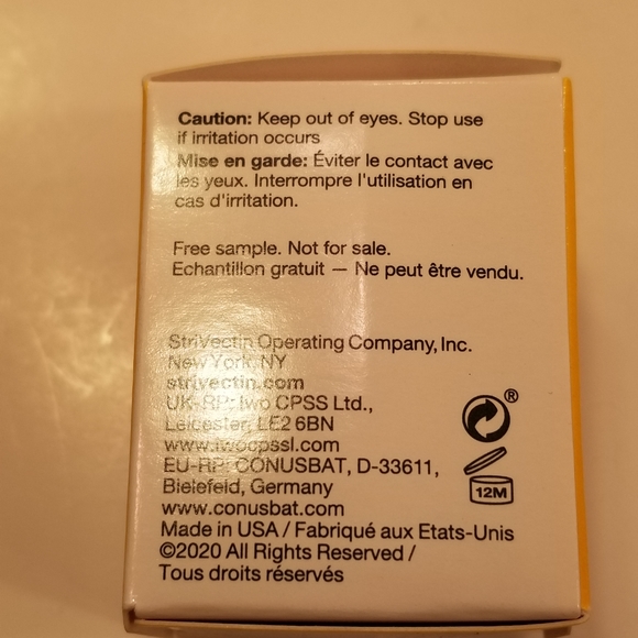 ✅Strivectin 2 NIB Deluxe Sample size jars of Advanced Neck Tightening Plus Cream - Picture 3 of 12